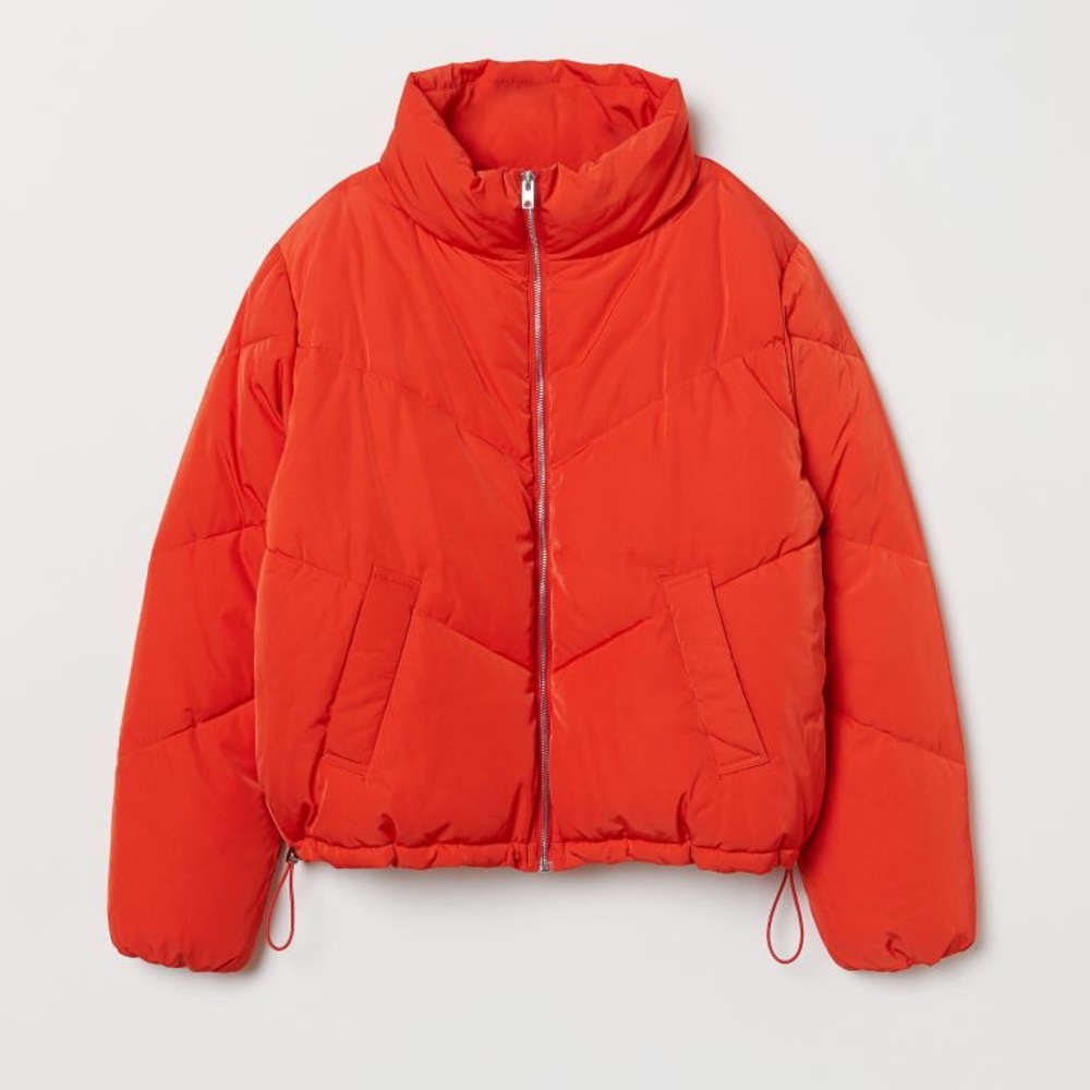 ORANGE PUFFER JACKET
